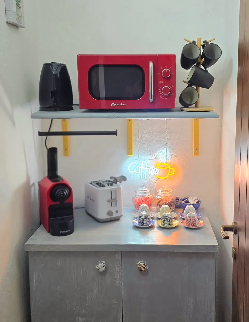 L'angolo del caffè in cucina