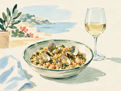Illustration: Sardische Küche in diesem Restaurant in der Via Giotto.