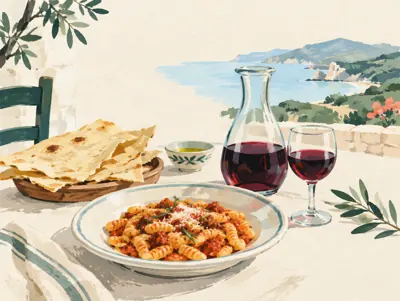 Illustration: Ein Tipp der Gastgeber für ein sardisches Abendessen im Viertel Marina.